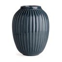 Antracitno siva keramična vaza Kähler Design Hammershoi, višina 25 cm