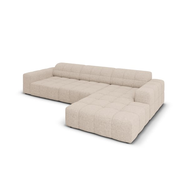 Bež kotna sedežna garnitura (desni kot) Chicago – Cosmopolitan Design-image-4