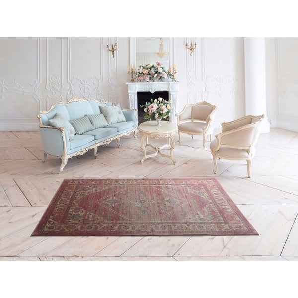 Rdeča viskozna preproga Universal Vintage Retro, 160 x 230 cm-image-1