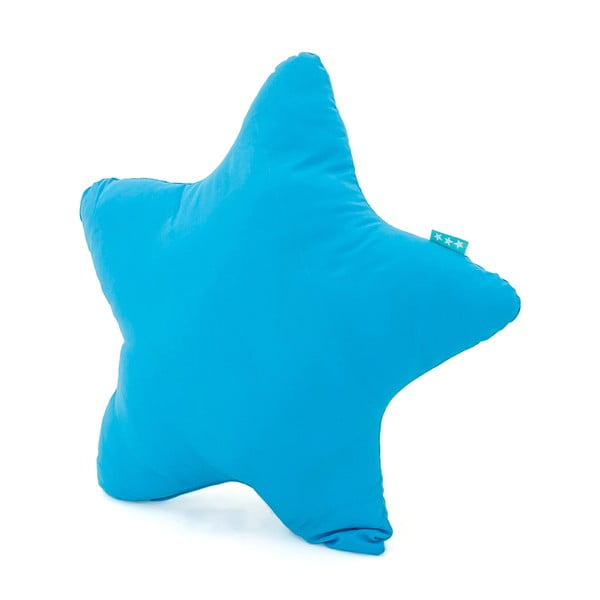 Turkizen bombažni vzglavnik Happy Friday Basic Estrella Turquoise, 50 x 50 cm-image-1