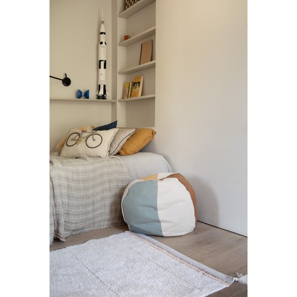 Kremno bela pralna ročno tkana bombažna preproga 120x160 cm Bloom Natural – Lorena Canals-image-3