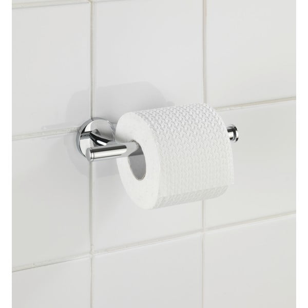 Držalo za toaletni papir v srebrni barvi Wenko Cuba-image-1