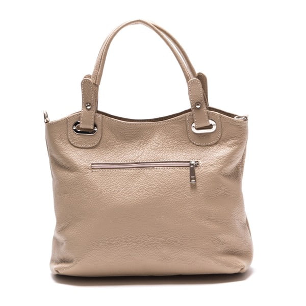 Sivo-rjava usnjena torbica Luisa Vannini Nena-image-1