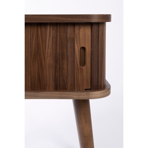 Rjava nočna omarica v orehovem dekorju Barbier – Zuiver-image-4