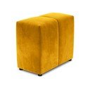 Rumeno žametno naslonjalo za modularni kavč Rome Velvet - Cosmopolitan Design 