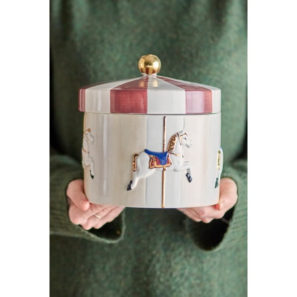 Lončena posoda za shranjevanje slaščič Merry-go-round – Bloomingville-image-1