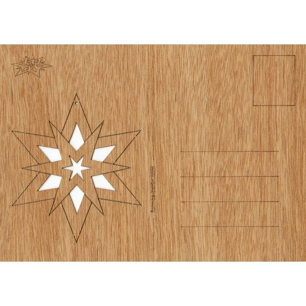 Lesena razglednica Formes Berlin Double Star, 14,8 x 10,5 cm-image-1