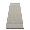 Siv zunanji in notranji tekač 70x200 cm Edit Warm Grey – Pappelina
