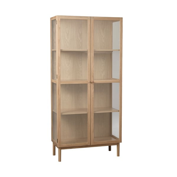 Vitrina iz masivnega hrasta 190x90 cm Elba – Unique Furniture-image-2