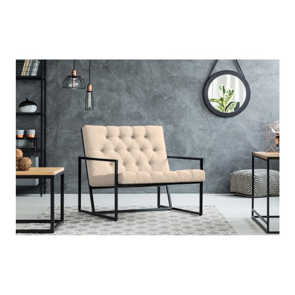 Krem fotelj Mazzini Sofas Aster-image-1