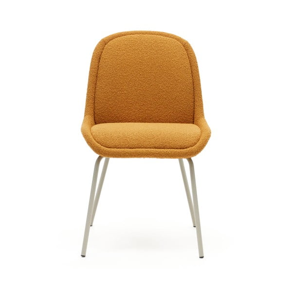 Gorčično rumeni jedilni stoli v kompletu 4 ks Aimin – Kave Home