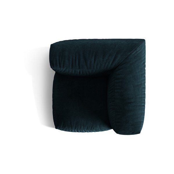 Temno moder žameten modul za sedežno garnituro (s kotom po izbiri) Martina – Micadoni -image-3