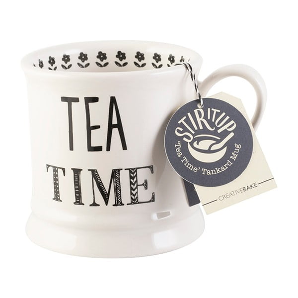 Keramična skodelica Creative Tops Stir It Up Tea Time, 280 ml