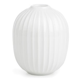 Bel porcelanast svečnik Kähler Design Hammershoi, višina 10 cm
