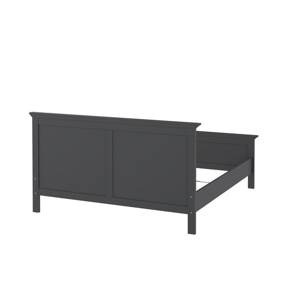 Siva zakonska postelja 160x200 cm Paris – Tvilum-image-4