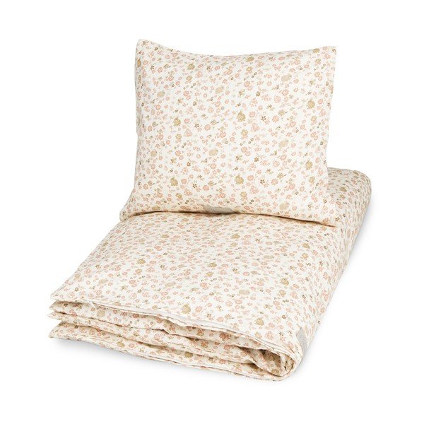 Bež otroška posteljnina za otroško posteljico iz organskega bombaža 70x100 cm Augusta – Cam Cam Copenhagen