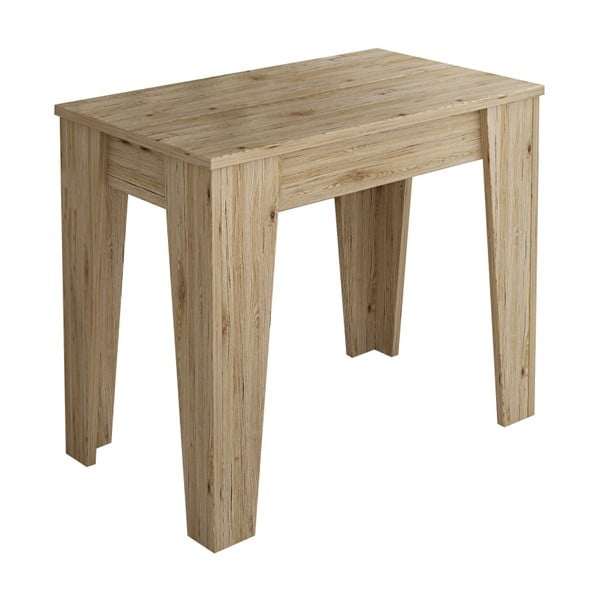 Lesena miza s 6 dodatnimi podaljški Tomasucci Charlie, 75 x 90 x 50 cm