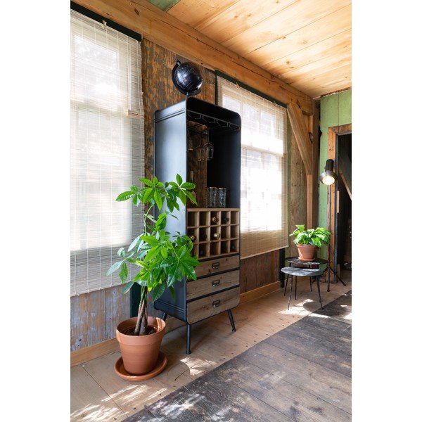 Lesena vitrina za vino Dutchbone Vino-image-1