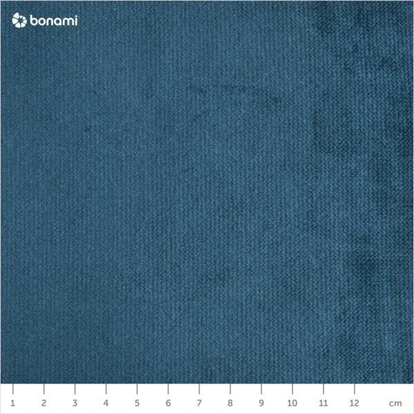 Moder žametni fotelj s črnimi nogami Max Winzer Alegro-image-1