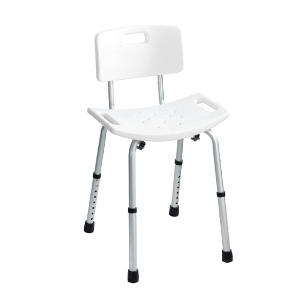 Stolček za prho z nasloni Wenko Stool With Back, 54 x 49 cm-image-3