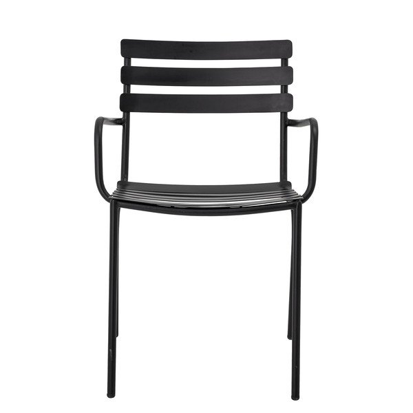 Črn kovinski vrtni stol Monsi – Bloomingville-image-3