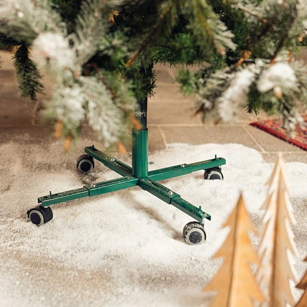 Zeleno premično stojalo za božično drevo na koleščkih Tree Nest-image-1