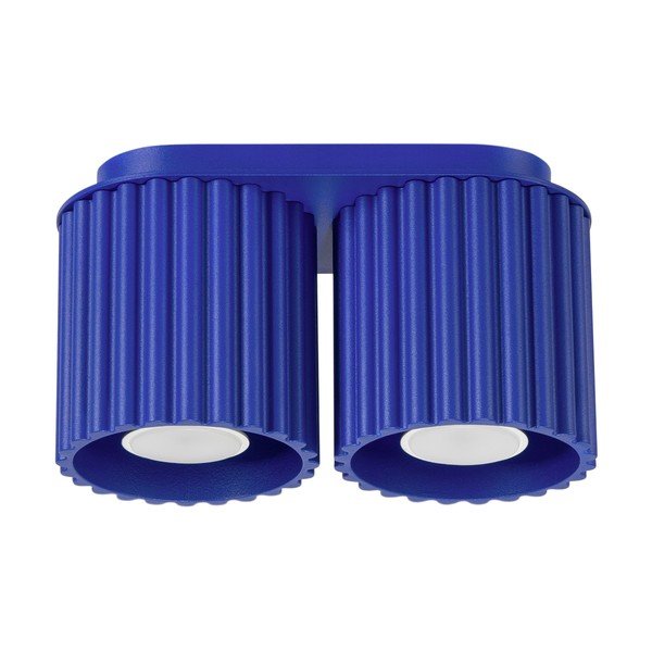 Modro kovinsko točkovno svetilo 10x21 cm Zora – Sollux