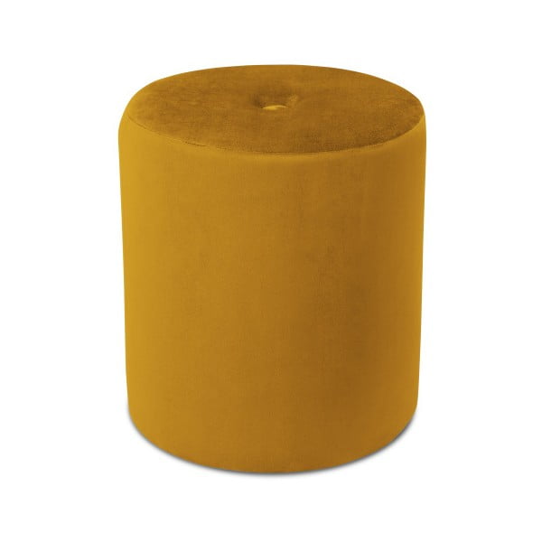 Oranžen puf Mazzini Sofas Fiore, ⌀ 40 cm-image-2
