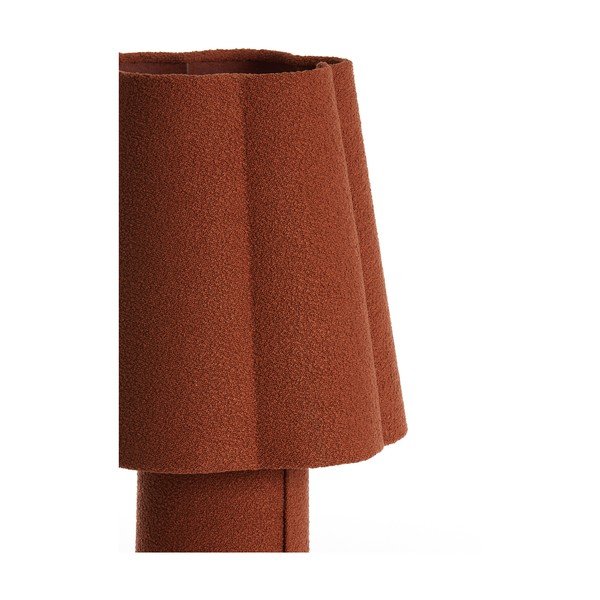 Opečnato oranžna namizna svetilka s tekstilnim senčilom (višina 50 cm) Musaby – Light & Living-image-3