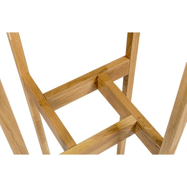 Stojalo za plašče iz masivnega hrasta Woodman Hilbert-image-3