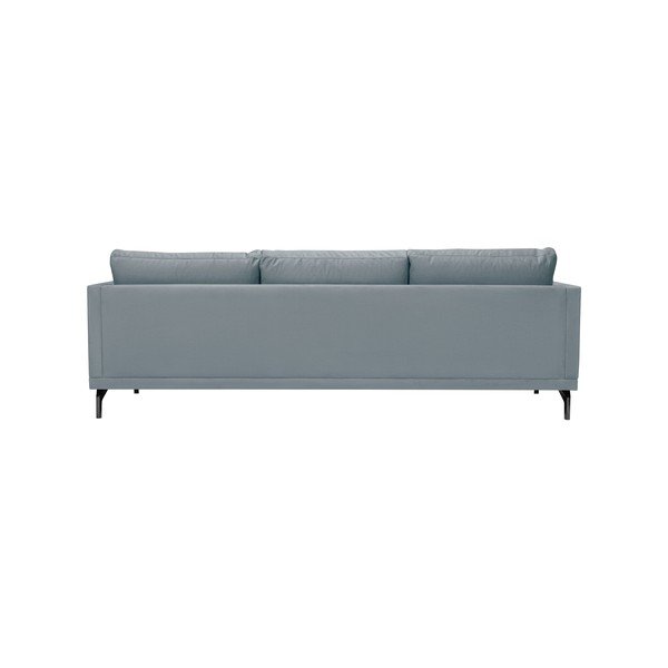 Siva zofa z naslonom za noge v črni barvi Windsor & Co Sofas Jupiter-image-4