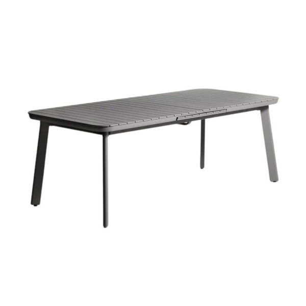 Kovinska vrtna miza 100x220 cm Izola – Kave Home