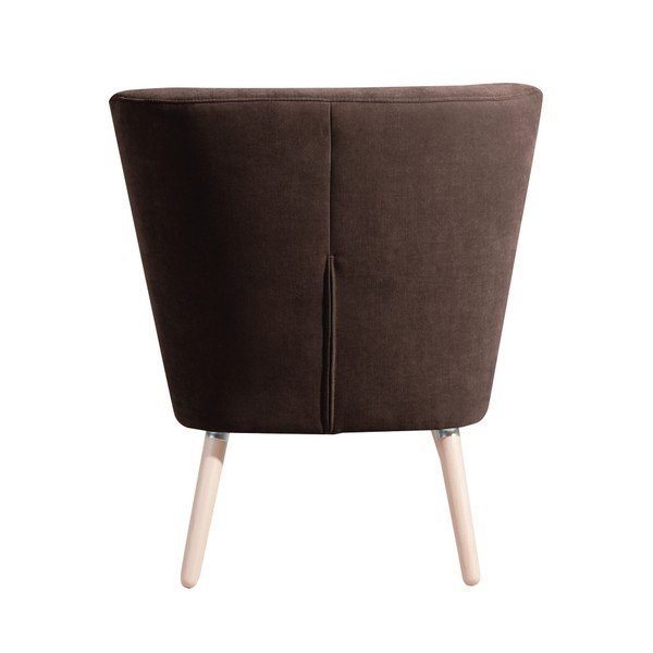 Temno rjav fotelj Max Winzer Neele Velor-image-2