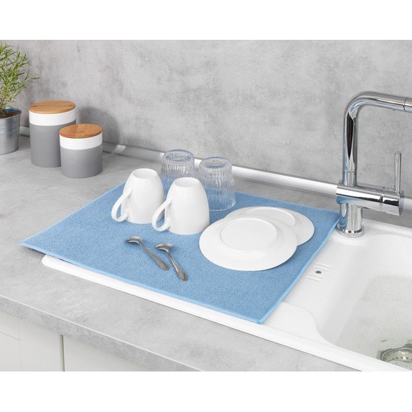 Modra podloga za sušenje posode Wenko Miko-image-1
