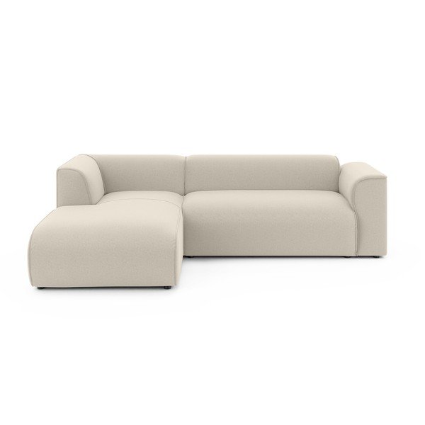 Bež kotna sedežna garnitura (levi kot/z ležalnikom) Merid  – Ropez