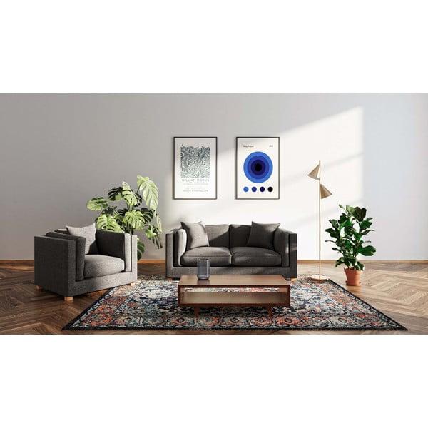 Antracitno siva sedežna garnitura 195 cm Pomo – Ame Yens-image-1