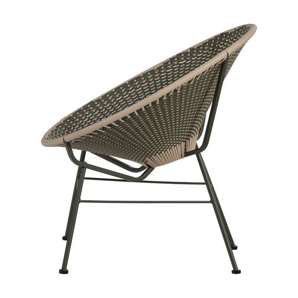 Zelen vrtni fotelj iz umetnega ratana Kazoun – WOOOD-image-3