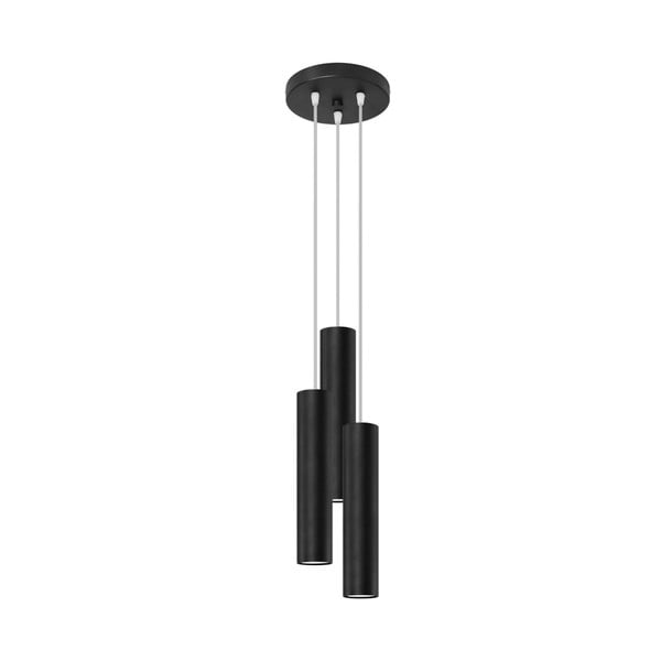 Črna viseča svetilka ø 6 cm Castro – Nice Lamps
