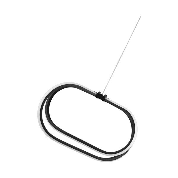 Črna kovinska LED viseča svetilka ø 42 cm Loca – Squid Lighting-image-2