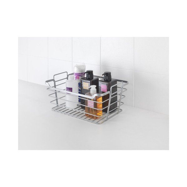 Jeklena košara za kopalnico Metaltex Basket-image-2