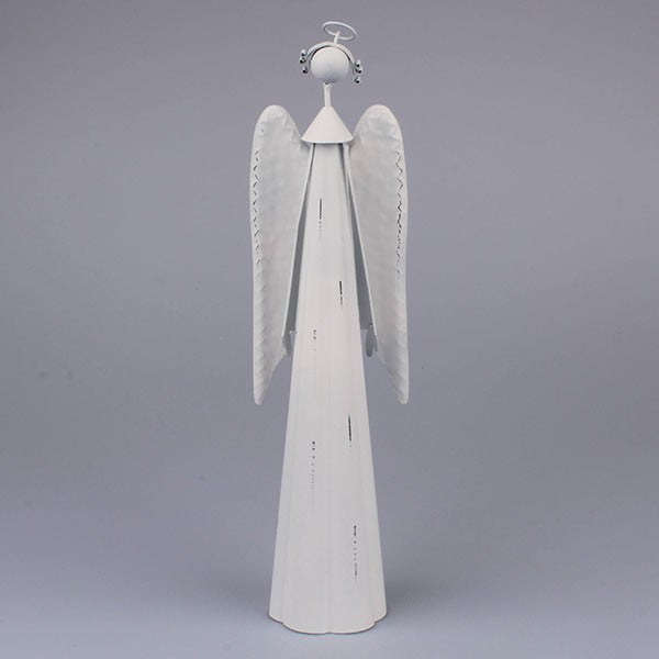 Dekorativni beli angel Dakls