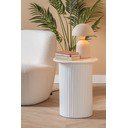 Marmorna okrogla stranska mizica ø 50 cm Luscious – Leitmotiv