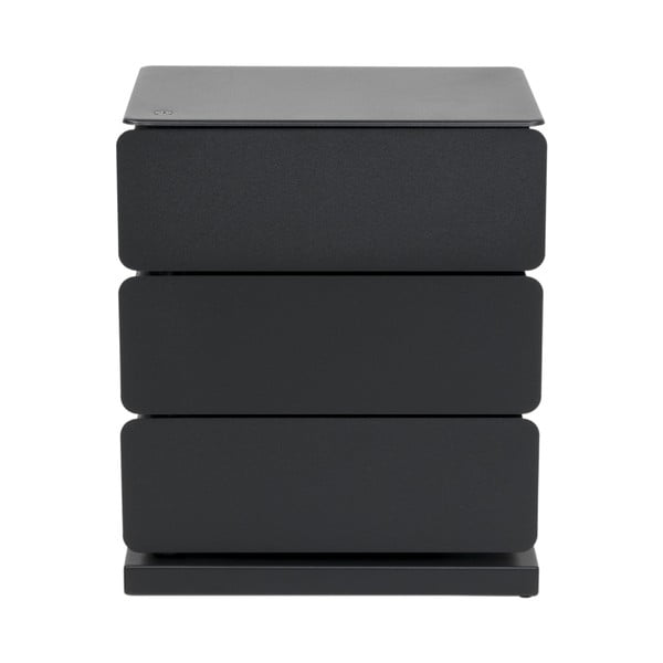 Črna kovinska komoda 37x54,5 cm Joey – Spinder Design