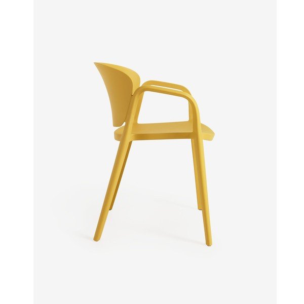 Rumen plastičen vrtni stol Ania – Kave Home-image-3