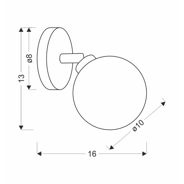 Stenska svetilka v bronasti barvi ø 10 cm Rodia – Candellux Lighting-image-2