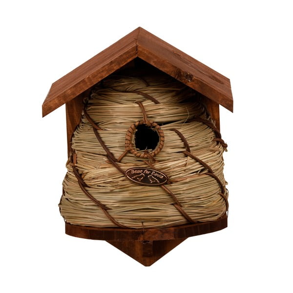Ptičja hišica iz lesa in trsja Hive – Esschert Design