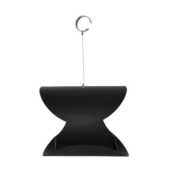 Črna viseča krmilnica za ptice Esschert Design Sleek-image-1