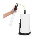 Mat črno jekleno držalo za kuhinjske brisače – simplehuman