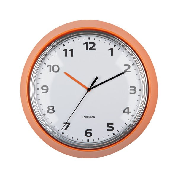 Stenska ura ø 34 cm Modern Retro – Karlsson