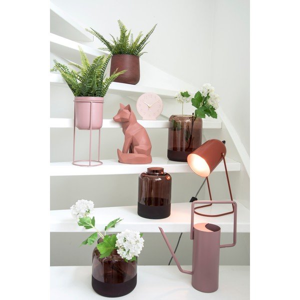 Svetlo rožnata kovinska zalivalka PT LIVING Grace, višina 29 cm-image-1